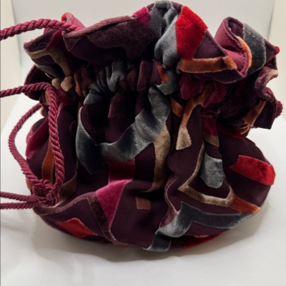 Velvet Drawstring Bag - Multicolor - image 1